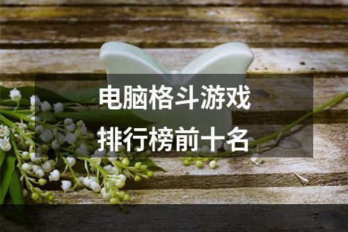 电脑格斗游戏排行榜前十名