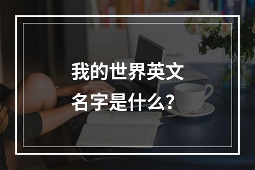 我的世界英文名字是什么？