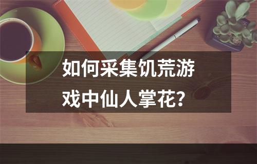 如何采集饥荒游戏中仙人掌花？