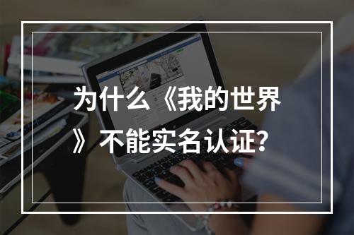 为什么《我的世界》不能实名认证？