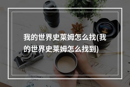 我的世界史莱姆怎么找(我的世界史莱姆怎么找到)