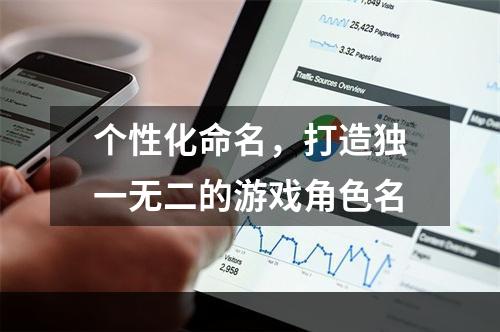 个性化命名，打造独一无二的游戏角色名