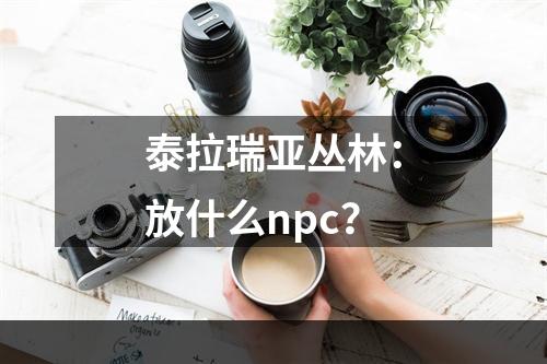 泰拉瑞亚丛林：放什么npc？