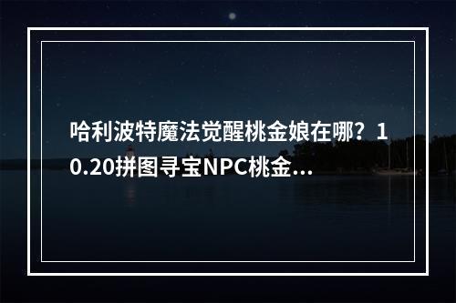 哈利波特魔法觉醒桃金娘在哪？10.20拼图寻宝NPC桃金娘位置一览[多图]--手游攻略网