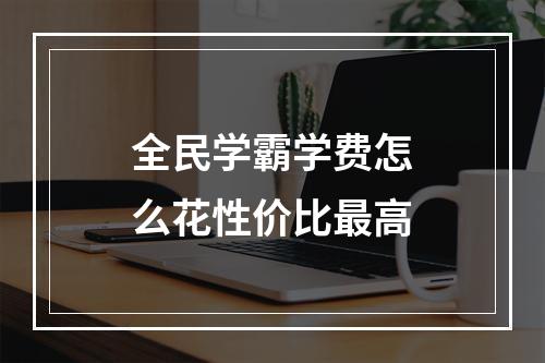 全民学霸学费怎么花性价比最高