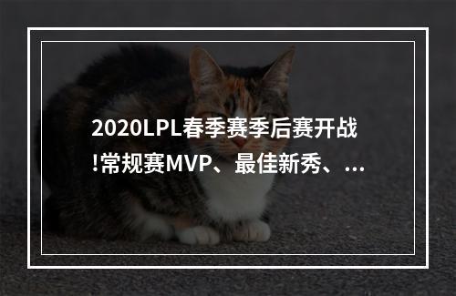 2020LPL春季赛季后赛开战!常规赛MVP、最佳新秀、最佳阵容正式公布--安卓攻略网