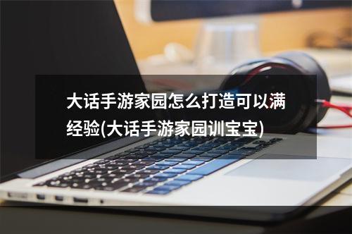 大话手游家园怎么打造可以满经验(大话手游家园训宝宝)