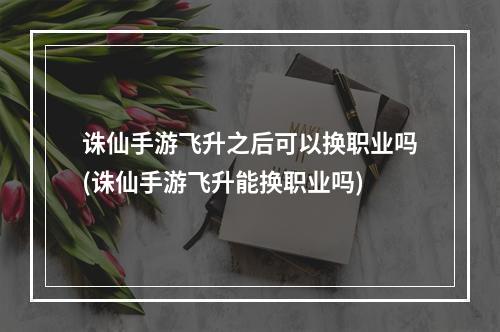 诛仙手游飞升之后可以换职业吗(诛仙手游飞升能换职业吗)