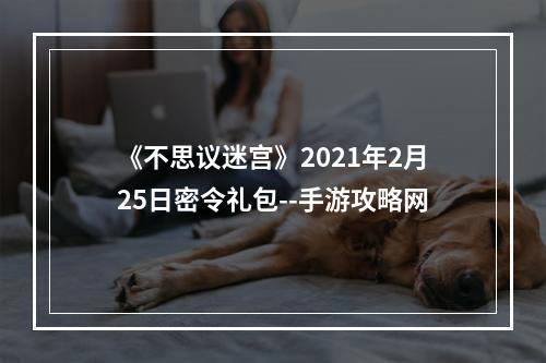 《不思议迷宫》2021年2月25日密令礼包--手游攻略网