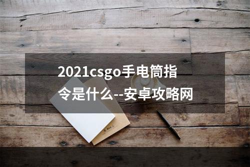 2021csgo手电筒指令是什么--安卓攻略网