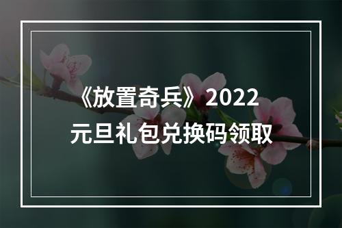 《放置奇兵》2022元旦礼包兑换码领取