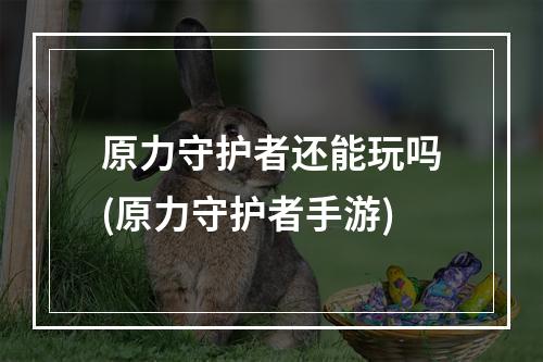 原力守护者还能玩吗(原力守护者手游)