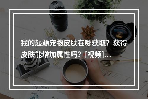 我的起源宠物皮肤在哪获取？获得皮肤能增加属性吗？[视频][多图]