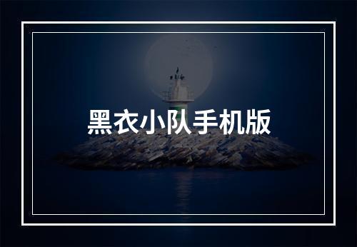 黑衣小队手机版