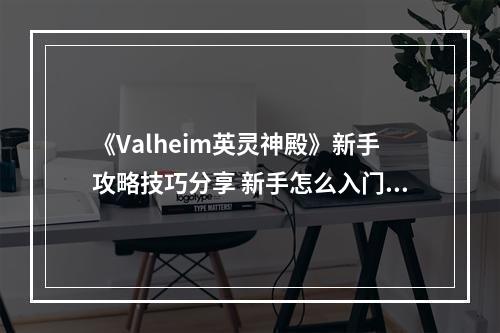 《Valheim英灵神殿》新手攻略技巧分享 新手怎么入门？