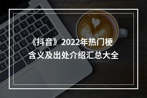 《抖音》2022年热门梗含义及出处介绍汇总大全