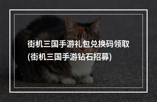 街机三国手游礼包兑换码领取(街机三国手游钻石招募)