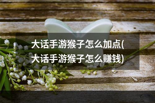 大话手游猴子怎么加点(大话手游猴子怎么赚钱)