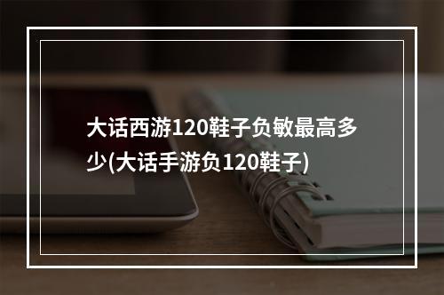 大话西游120鞋子负敏最高多少(大话手游负120鞋子)