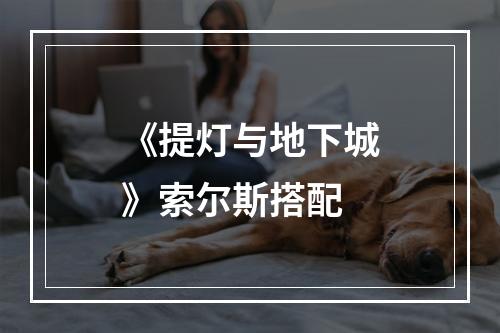 《提灯与地下城》索尔斯搭配