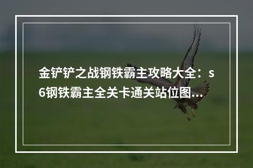 金铲铲之战钢铁霸主攻略大全：s6钢铁霸主全关卡通关站位图[多图]