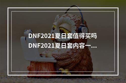 DNF2021夏日套值得买吗 DNF2021夏日套内容一览