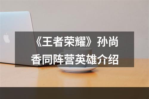 《王者荣耀》孙尚香同阵营英雄介绍