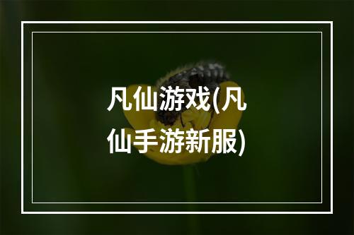 凡仙游戏(凡仙手游新服)