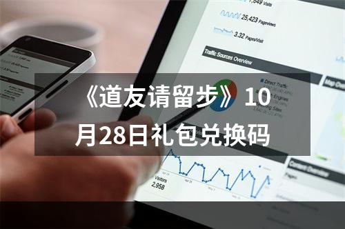 《道友请留步》10月28日礼包兑换码