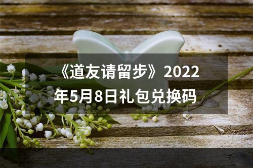 《道友请留步》2022年5月8日礼包兑换码