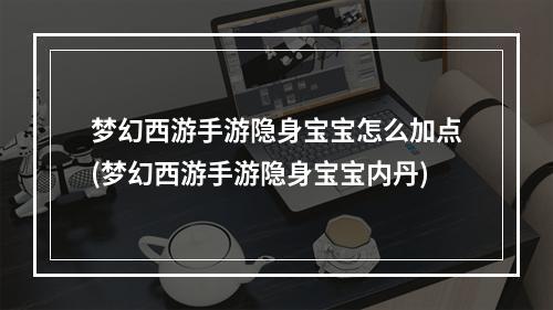 梦幻西游手游隐身宝宝怎么加点(梦幻西游手游隐身宝宝内丹)