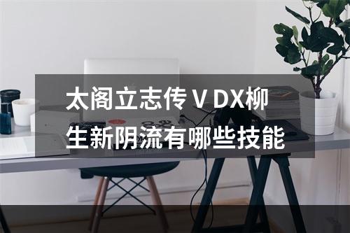 太阁立志传ⅤDX柳生新阴流有哪些技能