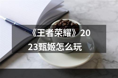 《王者荣耀》2023甄姬怎么玩