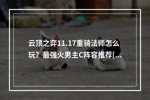 云顶之弈11.17重骑法师怎么玩？最强火男主C阵容推荐[多图]