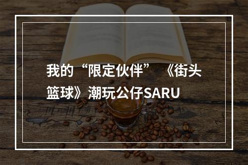 我的“限定伙伴” 《街头篮球》潮玩公仔SARU