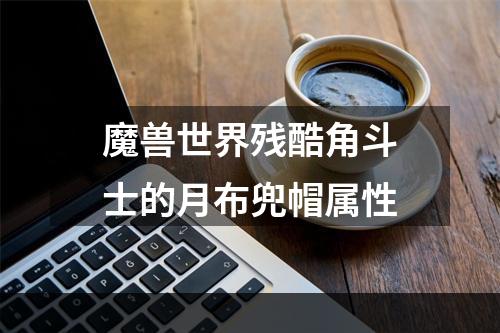 魔兽世界残酷角斗士的月布兜帽属性