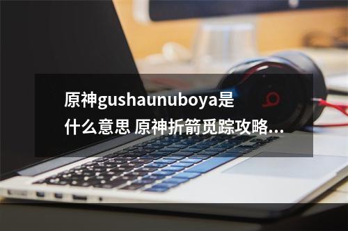 原神gushaunuboya是什么意思 原神折箭觅踪攻略第七天