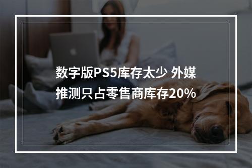 数字版PS5库存太少 外媒推测只占零售商库存20%