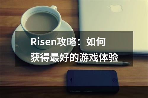 Risen攻略：如何获得最好的游戏体验