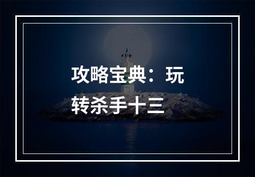 攻略宝典：玩转杀手十三