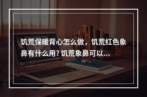 饥荒保暖背心怎么做，饥荒红色象鼻有什么用? 饥荒象鼻可以做什么食物攻略列表