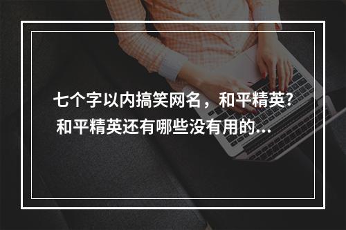 七个字以内搞笑网名，和平精英? 和平精英还有哪些没有用的单字攻略列表