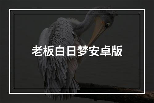 老板白日梦安卓版