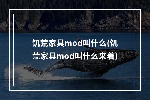 饥荒家具mod叫什么(饥荒家具mod叫什么来着)