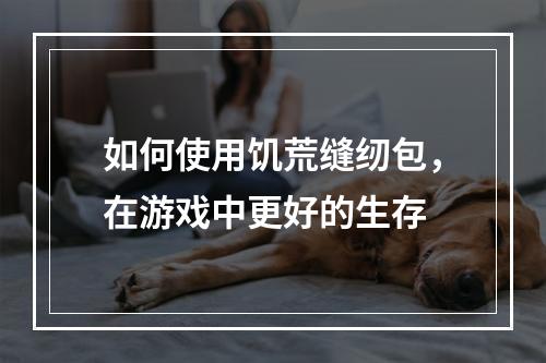 如何使用饥荒缝纫包，在游戏中更好的生存