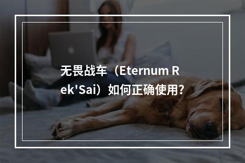 无畏战车（Eternum Rek'Sai）如何正确使用？