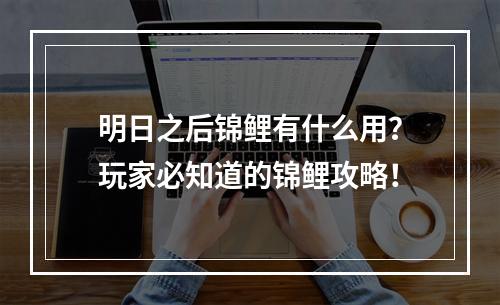 明日之后锦鲤有什么用？玩家必知道的锦鲤攻略！