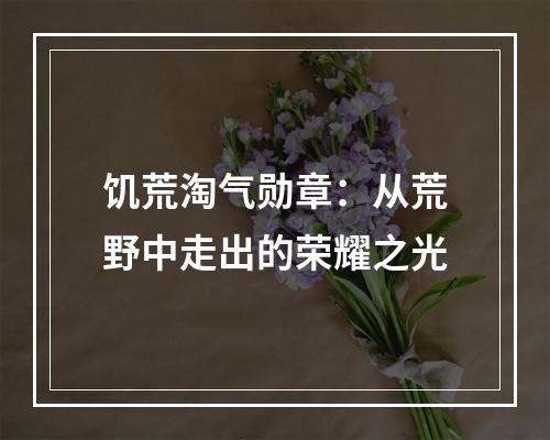 饥荒淘气勋章：从荒野中走出的荣耀之光