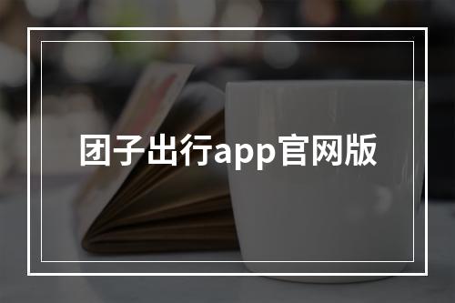 团子出行app官网版