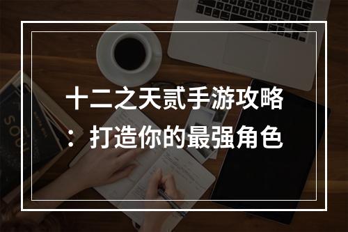 十二之天贰手游攻略：打造你的最强角色